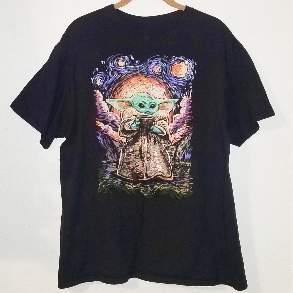 Star Wars The Mandalorian The Child Starry Night